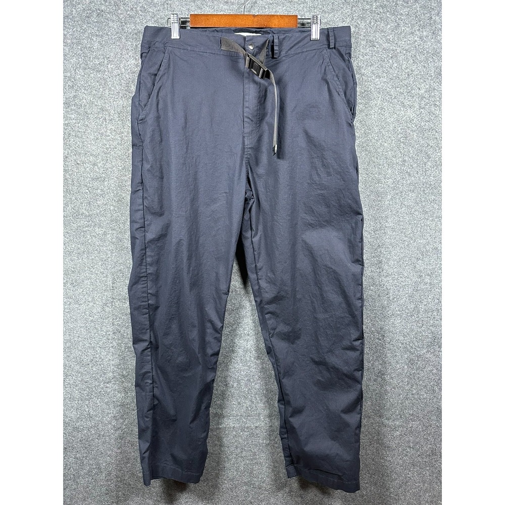 Native North Men's Toro Climbing Pants Size 34 Belted Navy Blue Ripstop - Picture 1 of 6